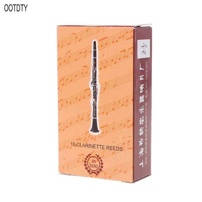 10pcs 2.5 Strength Clarinet Reeds Music Instrument Part Traditional Bamboo | Спорт и развлечения