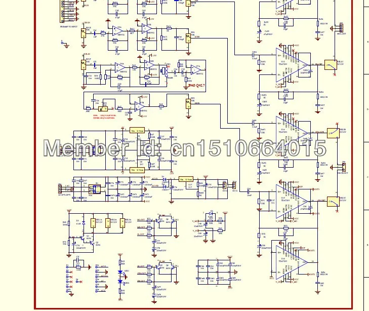 Печатная плата пустая 5 1 Hi Fi усилитель с усилителем tda7293 сабвуфер защитой большой