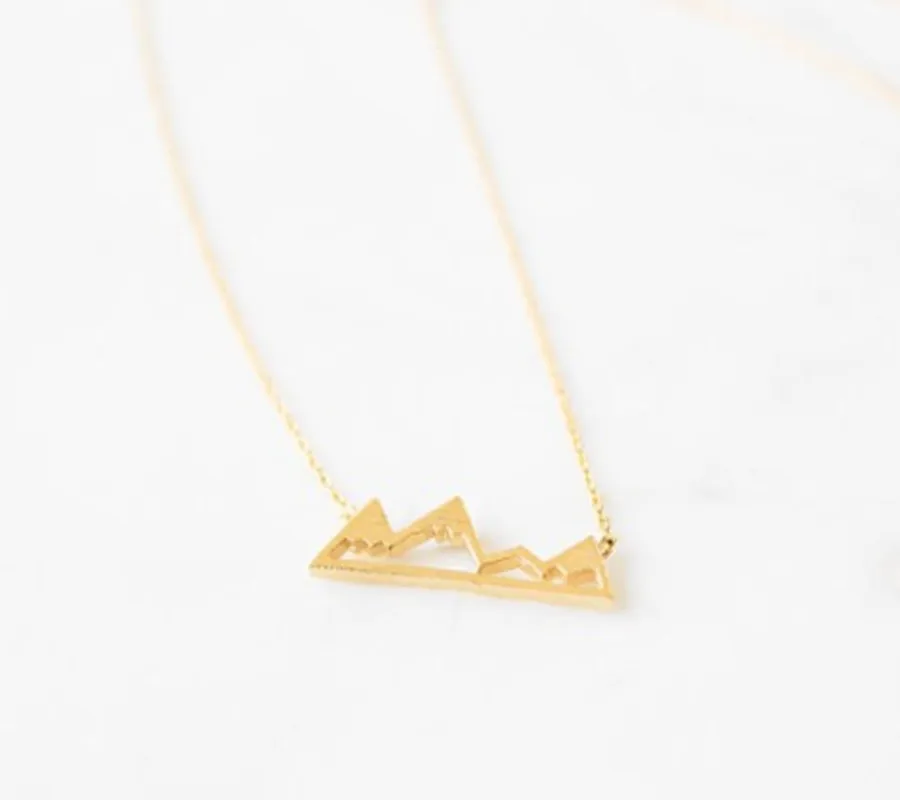 Newest Listing Jewelry Necklace Simple Dainty Snowy Mountain Top Pendant Lover fashion beauty Gift | Украшения и аксессуары
