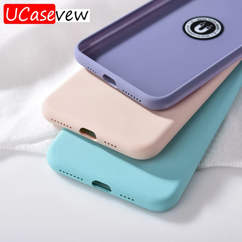 Силиконовый чехол для телефона iPhone 8 X Xs Max XR мягкая задняя крышка кольцо держатель