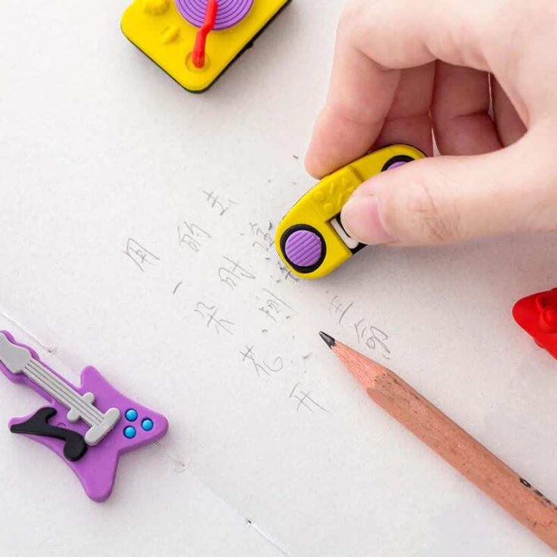 5 шт./компл. новый мультфильм партия музыкальный инструмент серии резиновая