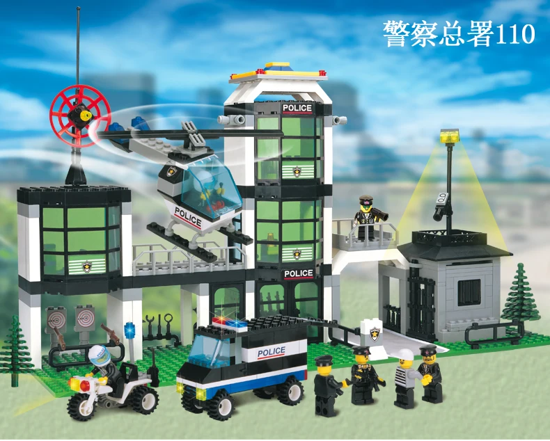 Enlighten модели Здание игрушка Совместимость с LEGO Лего Legos Конструктор E110 466 блок