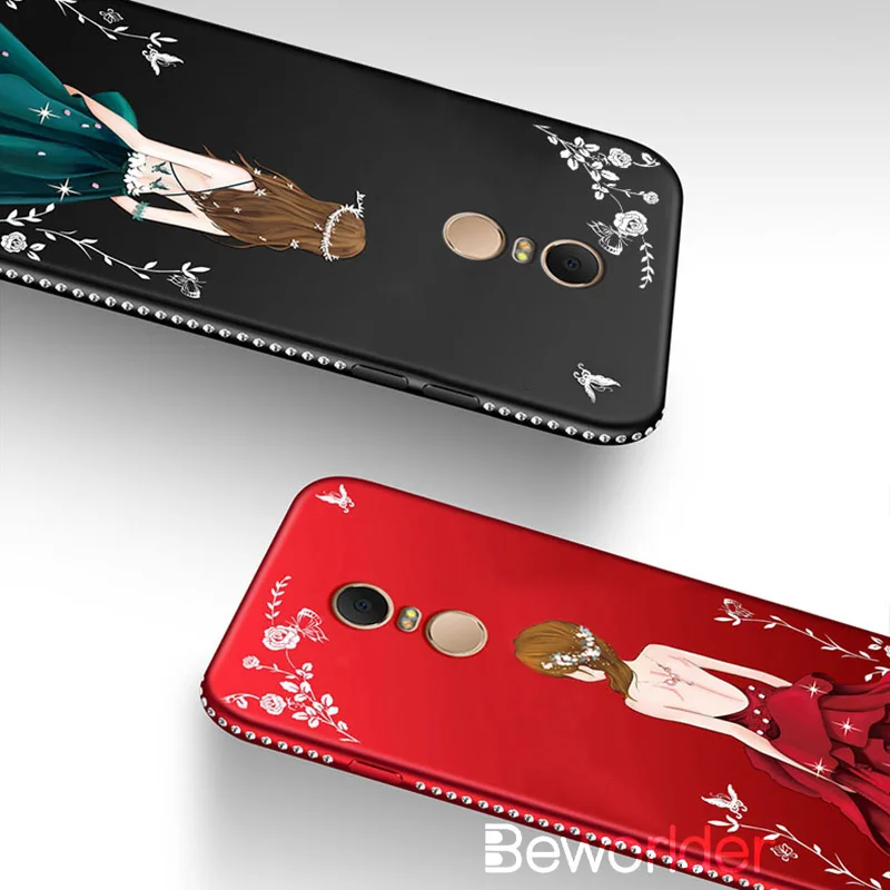 Чехол для Xiaomi Redmi Note 5 5A Чехлы красота брошь из горного хрусталя девочек мягкий