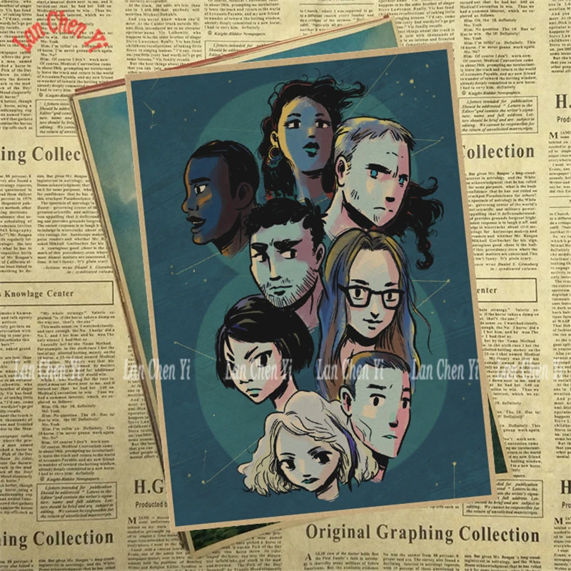 ТВ play Sense8 фильм Ретро плакат художественное украшение винтажные принты гостиная