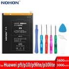 Аккумулятор NOHON для Huawei P9, P10 Lite, Honor 8, 9, 5C, 7C, 7A, 4X, 7i, 7S, HB366481ECW, HB386280ECW
