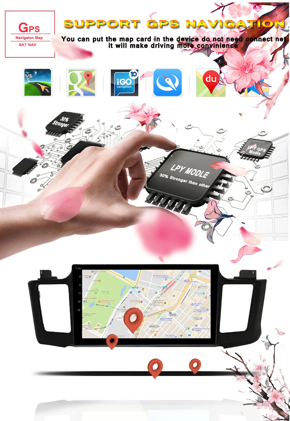 2 Din 4G+ 64G Android 9,0 автомобильный Dvd для Toyota Rav4 Авто Радио Стерео Gps навигация с рулевым колесом головное устройство