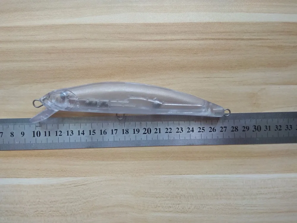 5 шт. Неокрашенная рыболовная приманка жесткие приманки Воблер для рыбалки