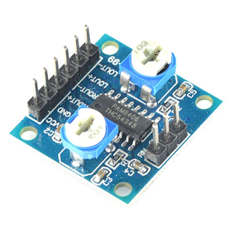 PAM8406 плата цифрового усилителя с потенциометром громкости 5Wx2 стерео|board board|board