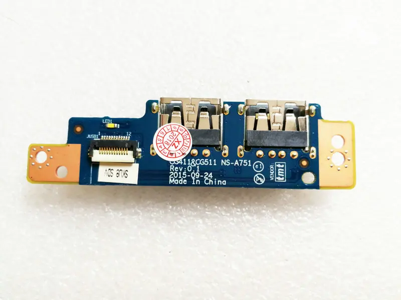 Новая Оригинальная usb плата для Lenovo Ideapad 310 15 15ISK 15ABR 15IKB|Звуковые карты| |