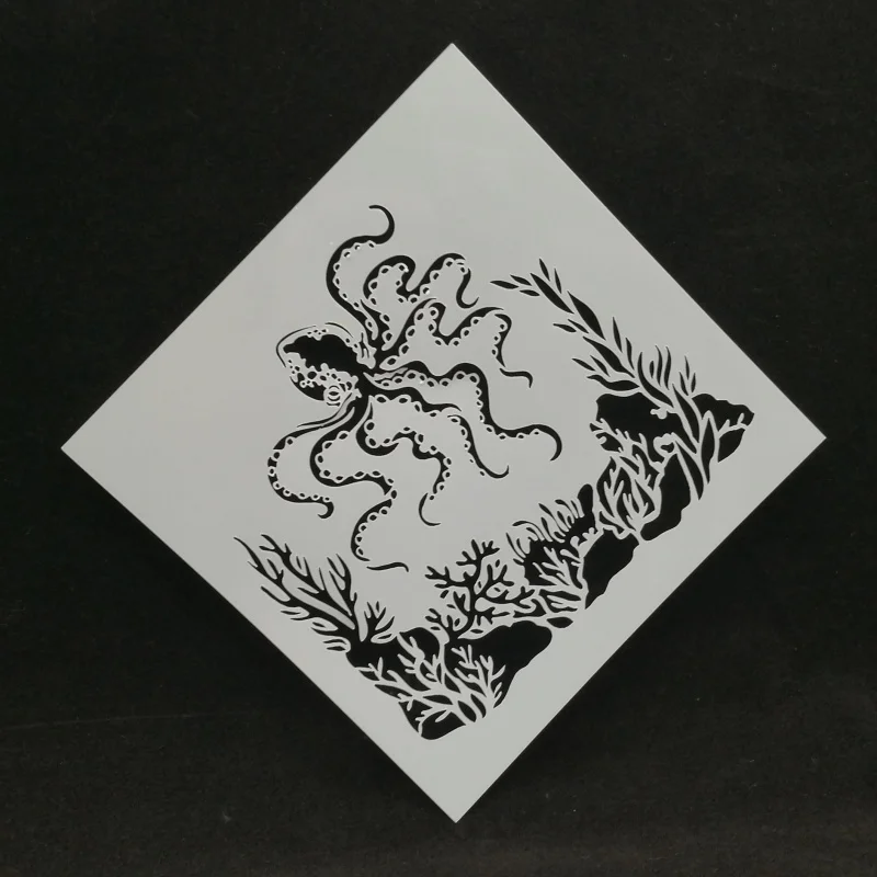 Милые трафареты осьминога для сделай сам скрапбукинга/фотоальбома декоративное