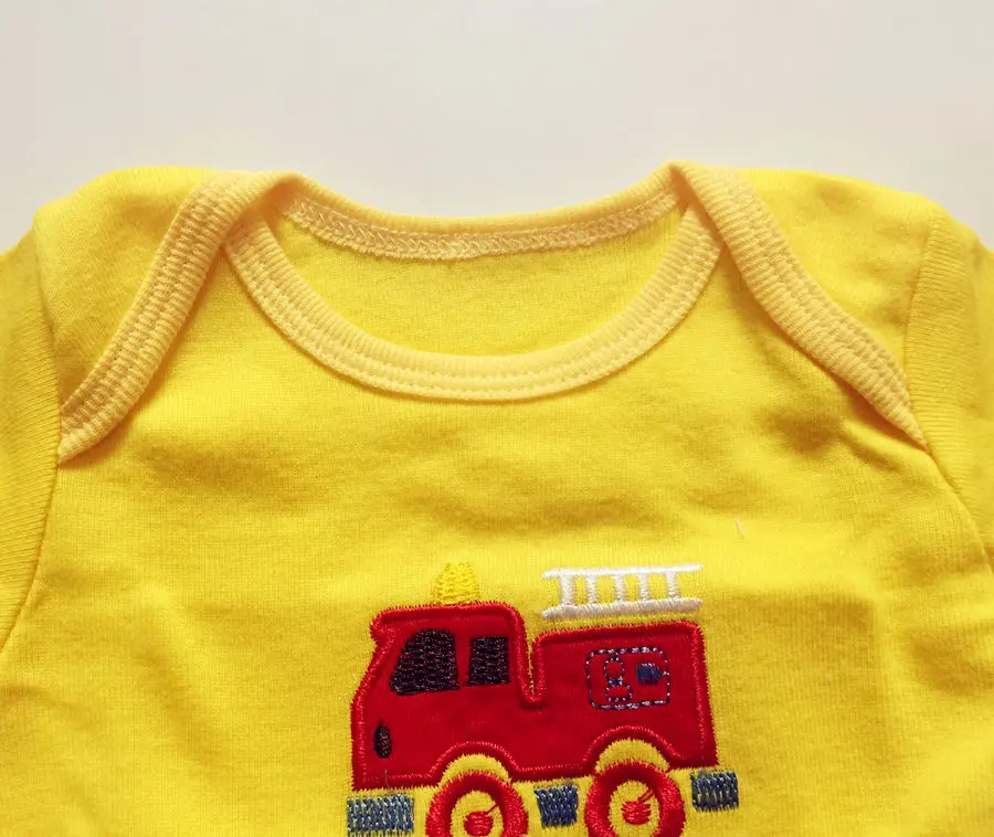 1 Pcs Bayi Gadis Pakaian Panjang Lengan Pendek Baju Leher O Katun Bayi Bayi Anak-anak Gadis Baju Bayi Pakaian Jumpsuit