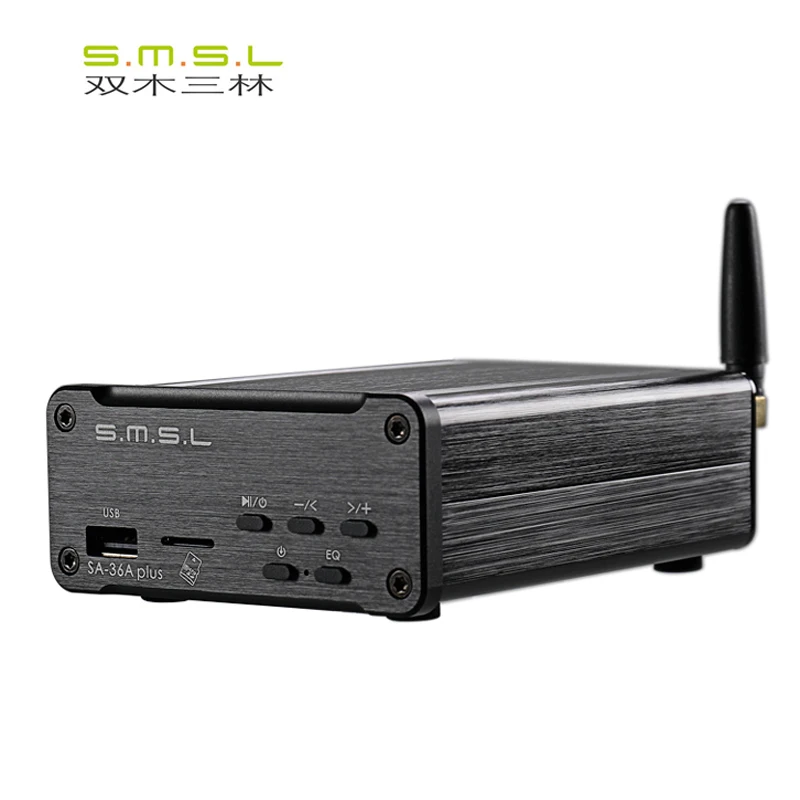 2017 SMSL SA 36A Plus HIFI аудио класса D усилитель 30 Вт * 2 TPA3118 цифровой мощности Bluetooth AUX TF