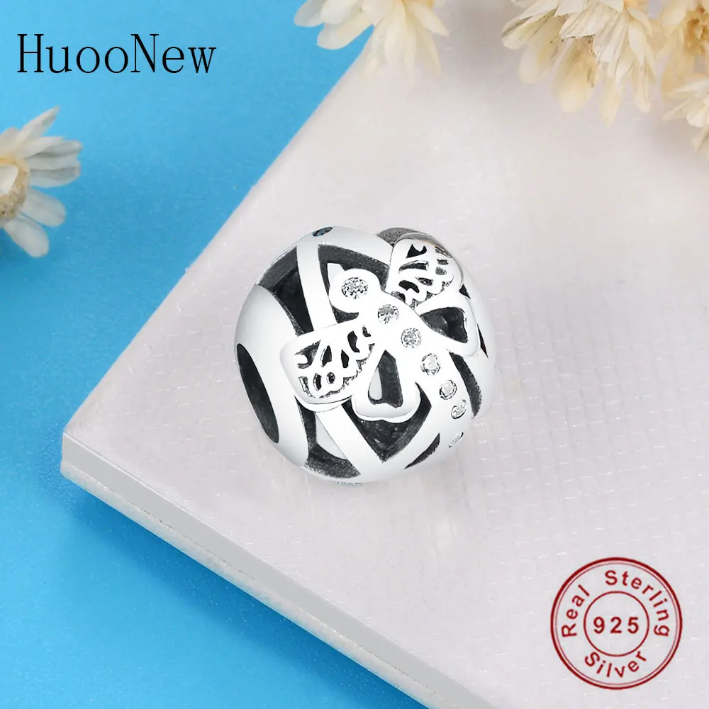 925 пробы Серебряный чайник бусины "Улыбка" подходят к оригиналу Pandora очаровательный браслет осенние украшения браслет подарок Pulsera Berloque DIY
