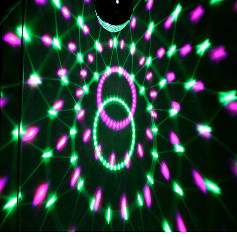 Светодиодный светильник с кристаллами и вращающимся шариком сценический Bluetooth