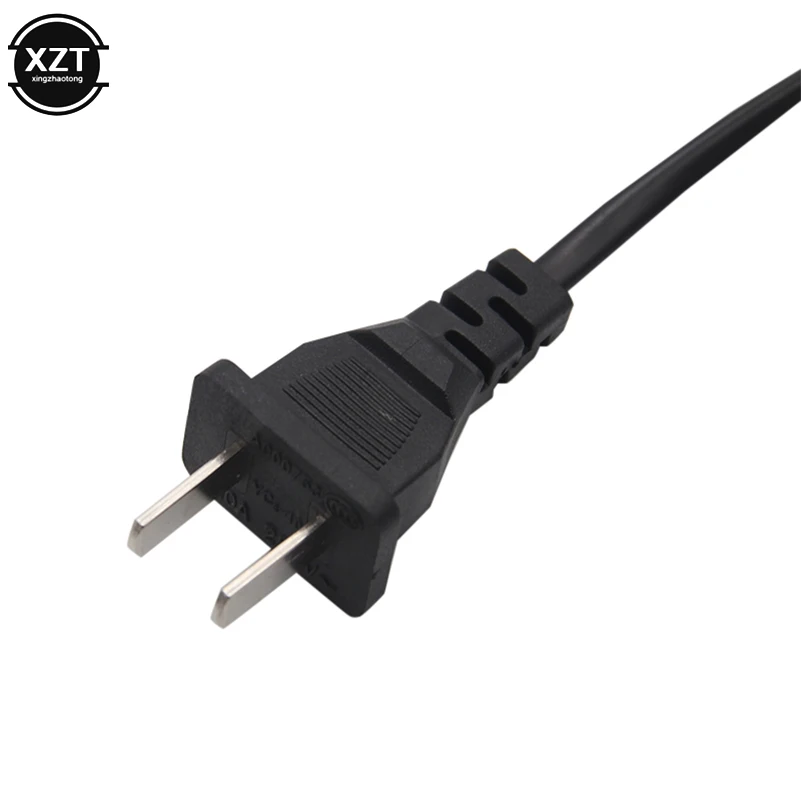 Высокое качество IEC 2ft 2-зубец 2 Pin AC US plug Кабель питания провод кабель для зарядки