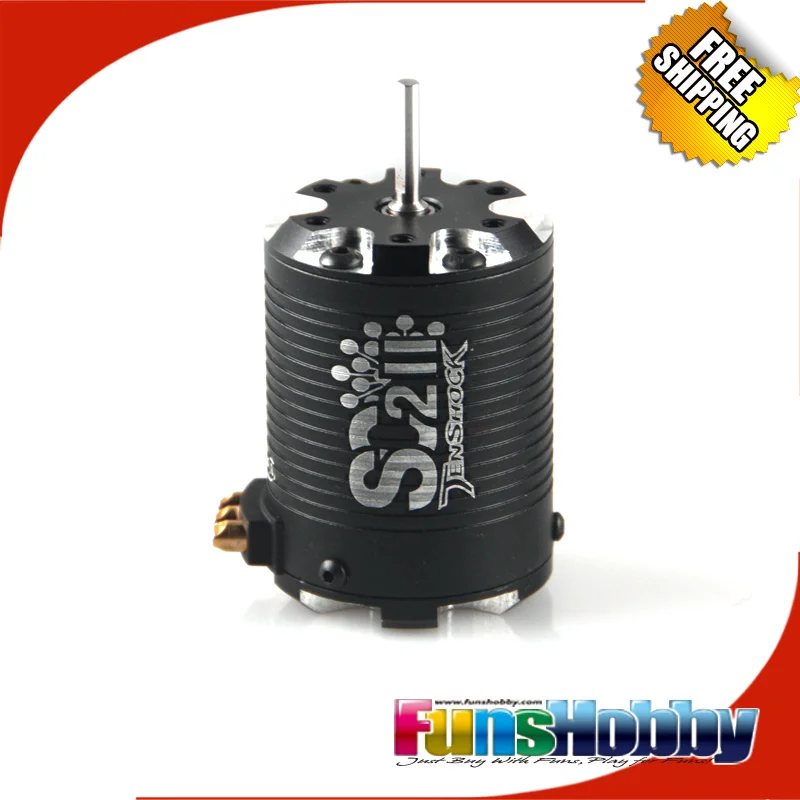Tenshock SC211 4 полюсный бесщеточный двигатель для веса 2WD 1/10 короткий курс новый