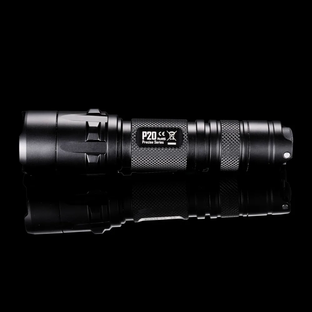 NITECORE тактический фонарь P20 800 Люмен Стробоскоп готов Водонепроницаемый 18650 портативный фонарь для походов и охоты