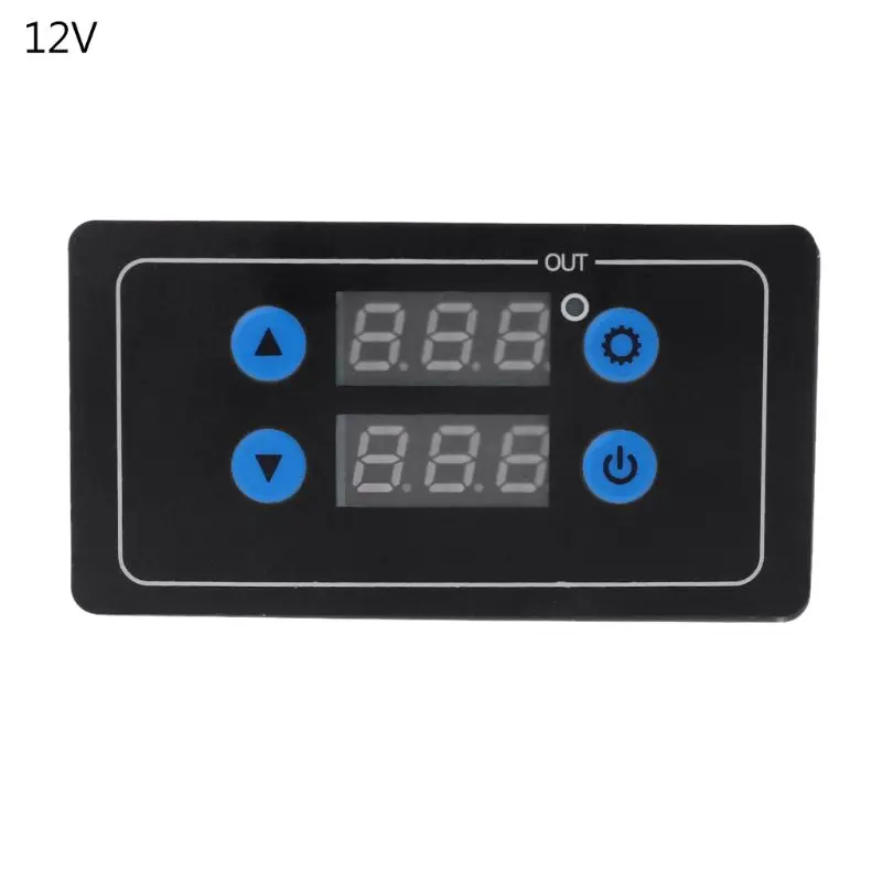 12V 0,1 s-999 h таймер обратного отсчета Программируемый Модуль управления циклом реле времени Далай 5 V/12 V/220 V дополнительное напряжение - Цвет: 12V