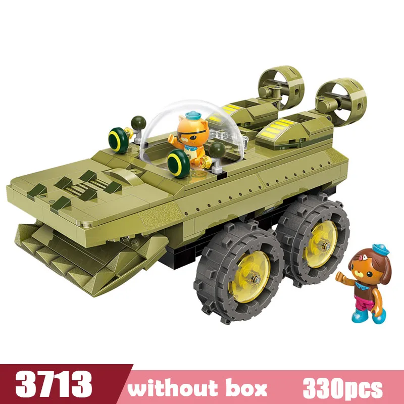 Octonauts строительный блок октопод Gup подводная лодка октябрь-Pod с GUP-C GUP-E GUP-D GUP-K GUP-I в стиле лего кирпичные игрушки Детский подарок - Цвет: 3713 without box