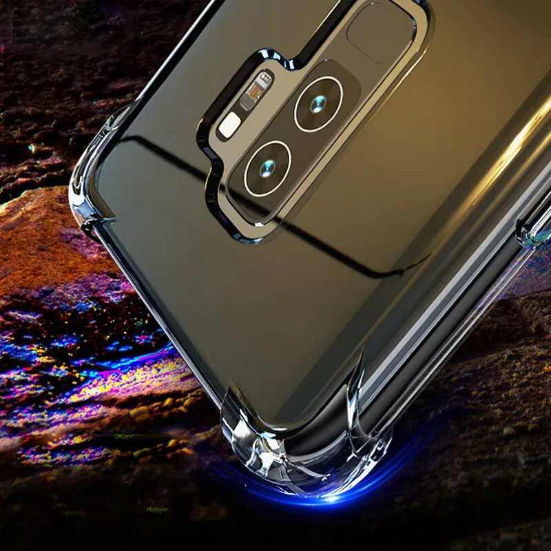 Прозрачный чехол для телефона Samsung S8 Plus мягкий Galaxy S10 Lite S9 A8plus A6 A7 2018 |