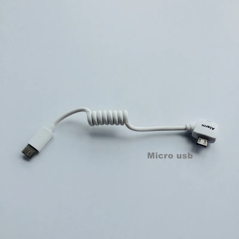 ANDROID MICRO Клейкий фиксированный белый цилиндр ABS пульт дистанционного управления перезаряжаемый источник питания сигнализация держатель охранного экрана мобильного телефона - Цвет: ANDROID MICRO