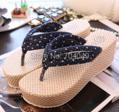 Бесплатная доставка 2014 лето новые сандалии толстым дном клинья мода свободного