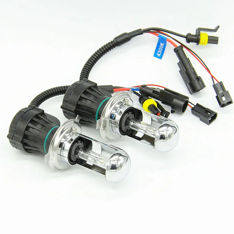 55 Вт тонкий балласт HID Xenon H4 фара Лампа 12 В 3 биксеноновый комплект дальнего и