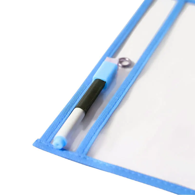 Dry Erase Pockets Reusable Oversized Size 10 X 13 inches Perfect Teacher Supplies for Classroom Organization and Decorations | Канцтовары