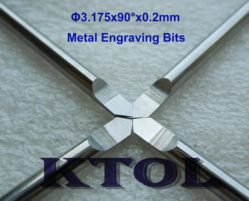 Твердосплавные фрезы для гравировки металла высококачественные 1/8 хвостовик 90
