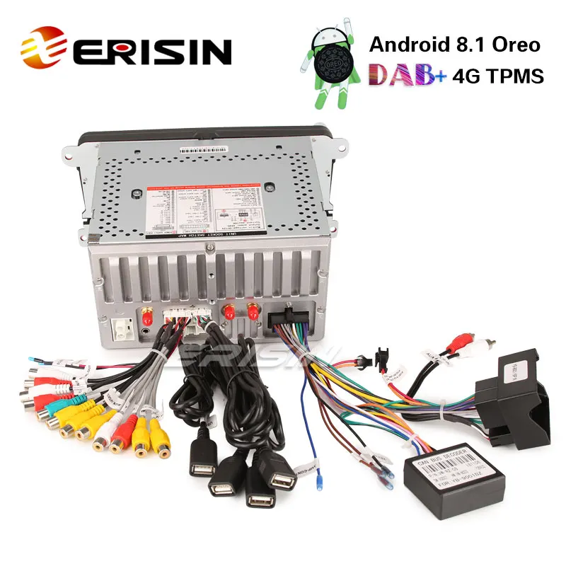 Erisin ES3985V 8 &quotDAB + Android 1 автомобильный стерео gps для VW Golf Passat Tiguan Polo Jetta Sat Nav