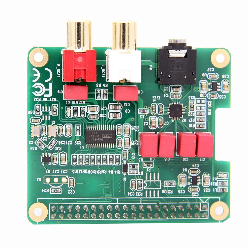 Плата расширения ЦАП Raspberry Pi PCM5122 Hi Fi аудио модуль совместим с 3 Model B +(Plus) 3B 2B +|raspberry
