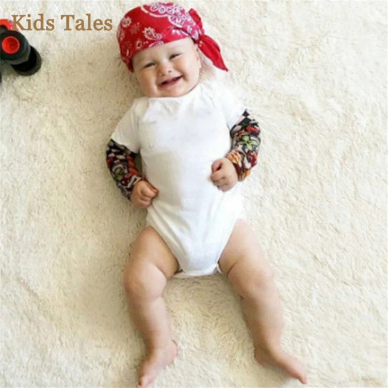 Детский хлопковый комбинезон для девочек с длинным рукавом | Мать и ребенок