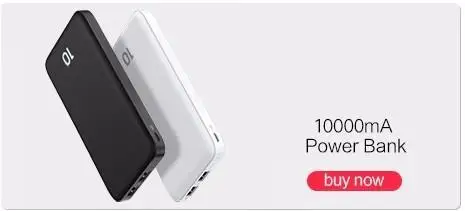 Мощность Bank 10000 mAh банк 2.1A внешний Батарея Портативный мобильного телефона Dual USB