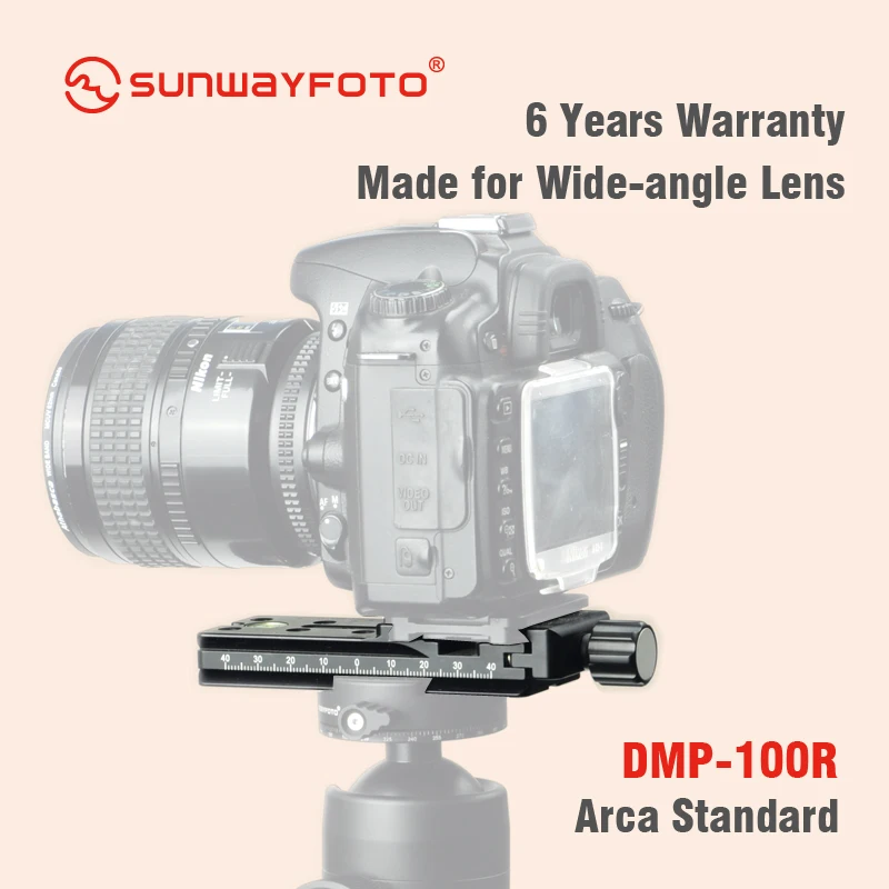 SUNWAYFOTO DMP 100R (DMP 10 головка штатива БЫСТРОРАЗЪЕМНАЯ пластина для DSLR камеры штатив Nodal
