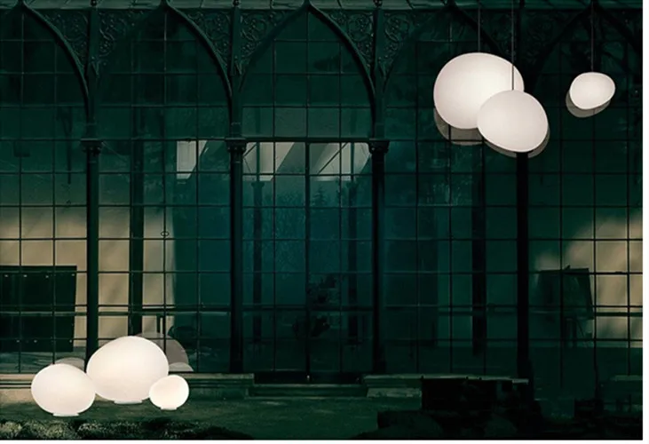 Скандинавский Глобус подвесной светильник s белый стеклянный шар Lustre подвеска