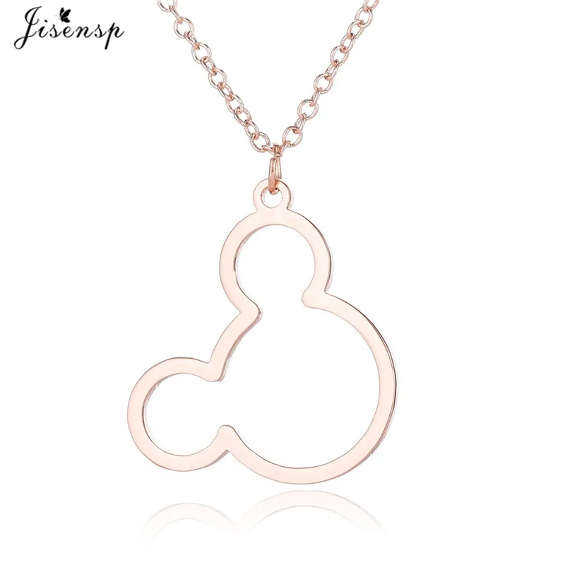 Jisensp Bijoux 2018 Модное Длинное колье с Микки эффектные ювелирные изделия милые