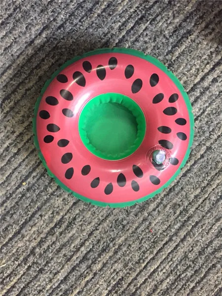 Watermelon Мини водные подставки boia Фламинго Плавающий надувной подстаканник плавательный бассейн напиток поплавок игрушка чашка подставка для воды - Цвет: Watermelon
