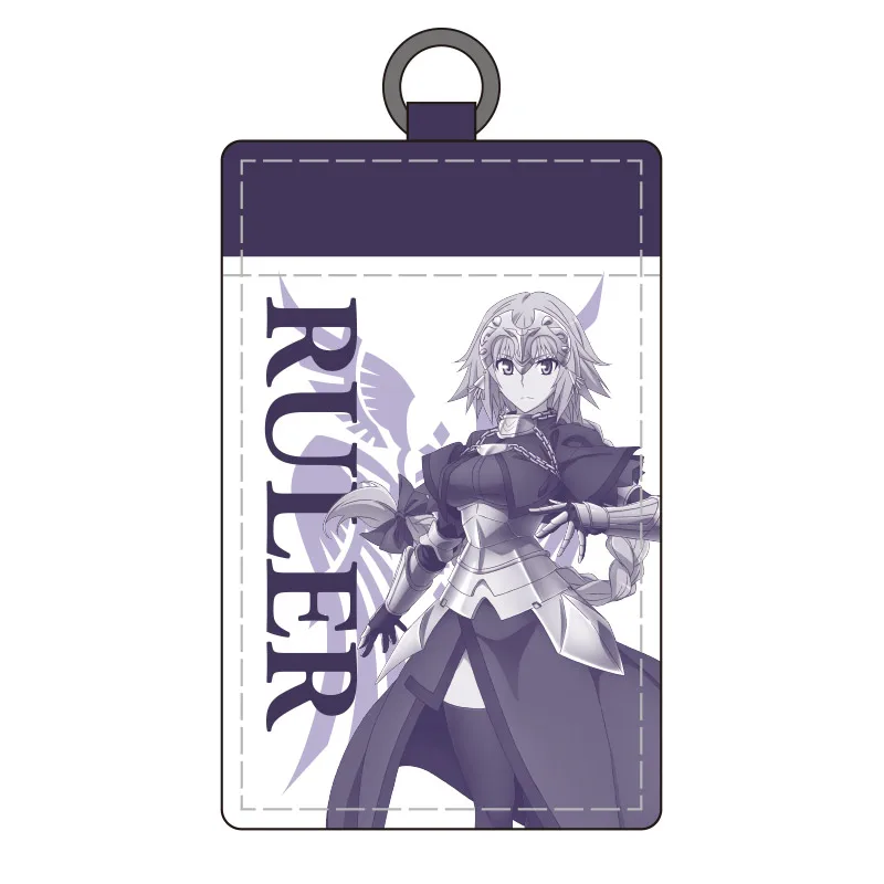 Аниме Fate Apocrypha линейка Jeanne dɺrc FGO Joan Of Arc визитница автобусный пропуск чехол