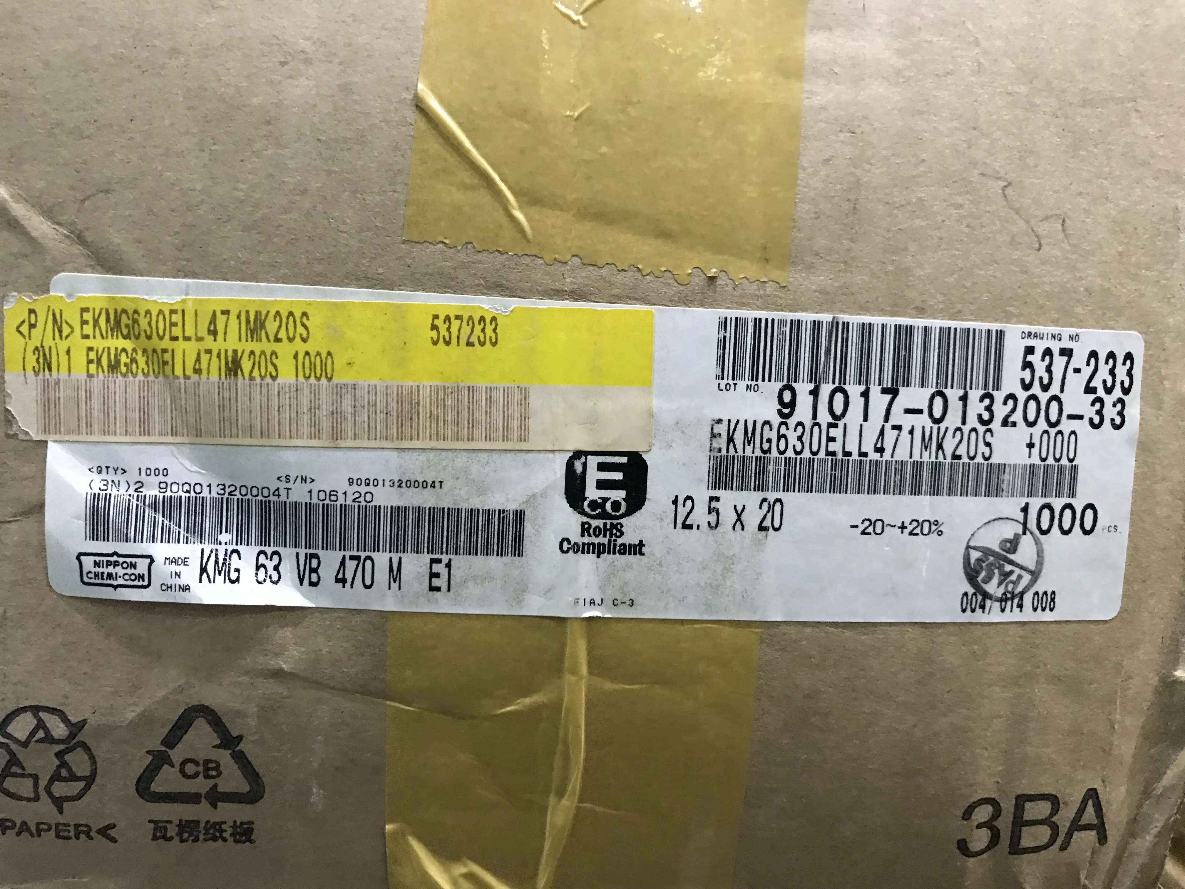 5 предметов в лоте 10 шт/25 шт NIPPON электролитический конденсатор 63V470UF 12.5X20 РД