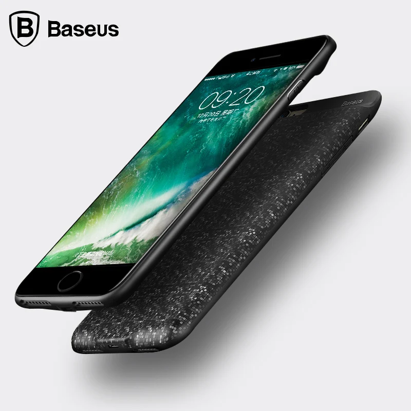 BASEUS Батарея чехол для iPhone 7 5000 мАч внешний Зарядное устройство Plus 7300 рюкзак