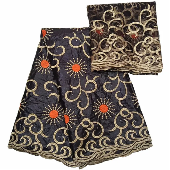 African Lace Fabric Bazin Riche 2019 New Design Embroidered Getzner With Tulle ! | Дом и сад