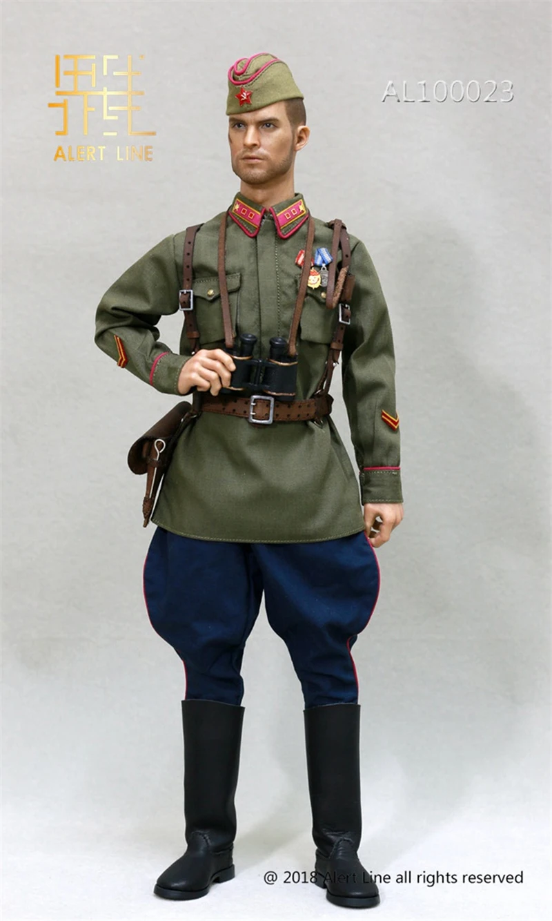 AL100023 линия оповещения 1/6 WW2 1942Red армейская пехота, набор для 1" мужской фигуры тела