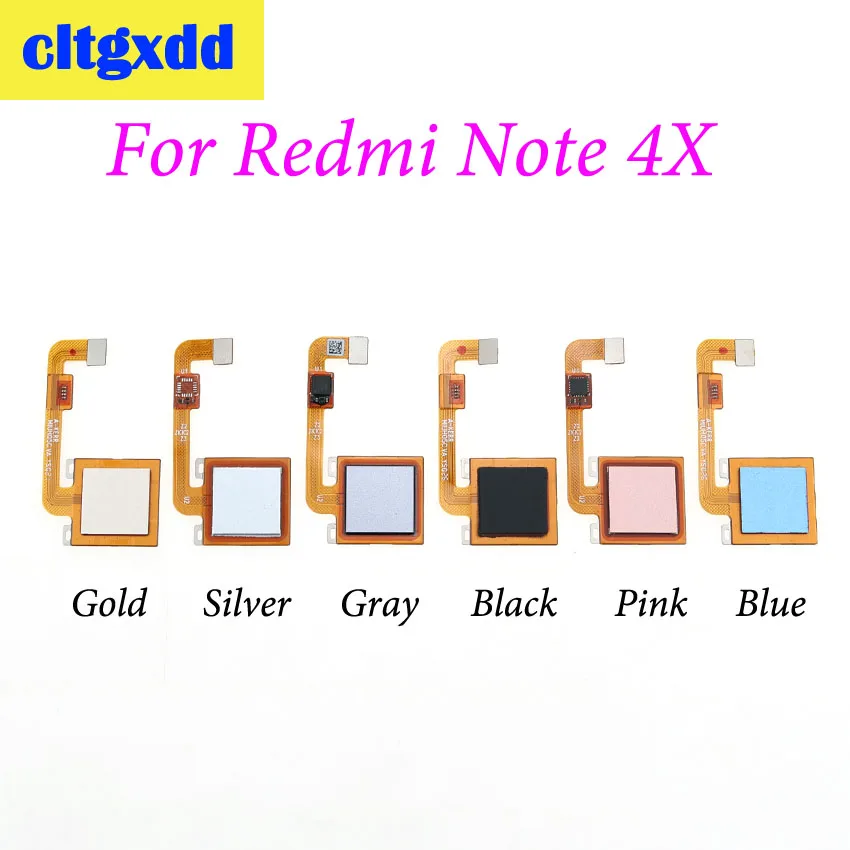 Cltgxdd для Xiaomi Redmi Note 4X Note4 сканер отпечатков пальцев гибкий кабель сенсорный датчик