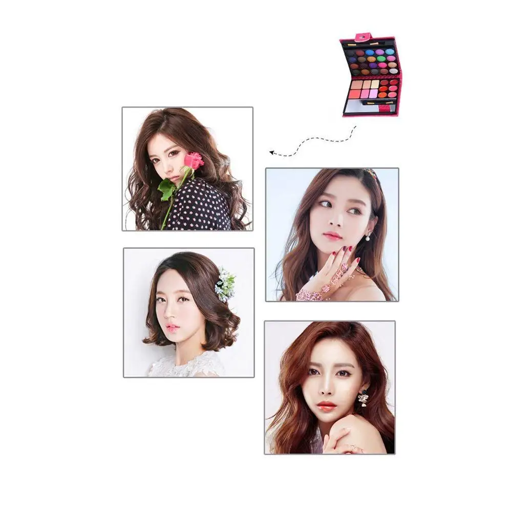 Портативная маленькая палитра теней для век 32 цвета модные тени матовые макияжа