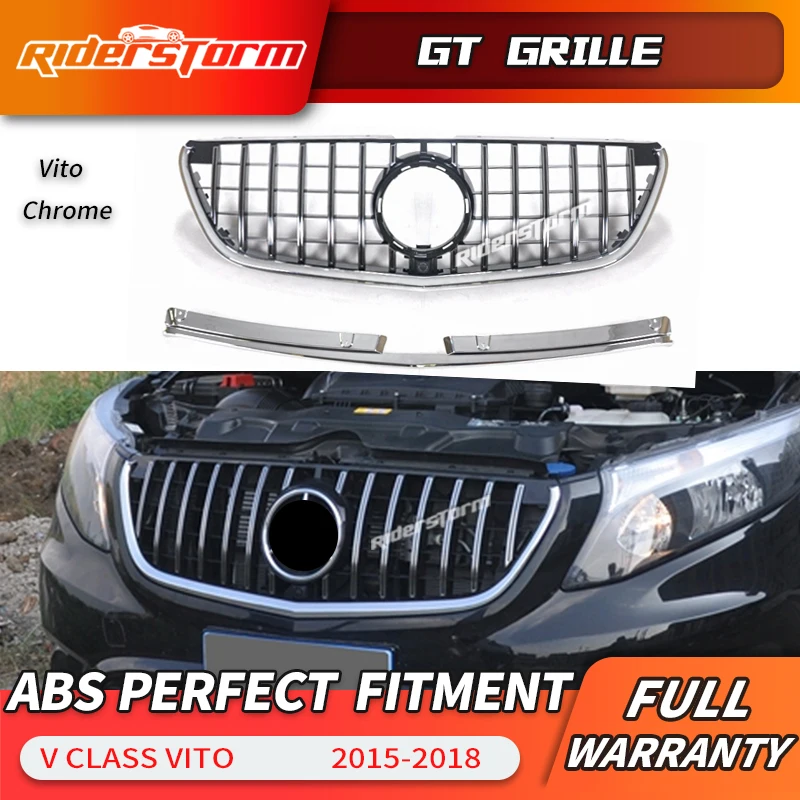 Передний бампер для Mercedes benz Vito GT решетка гоночный gt Fpr w447 год 2015 2016 2017 2018