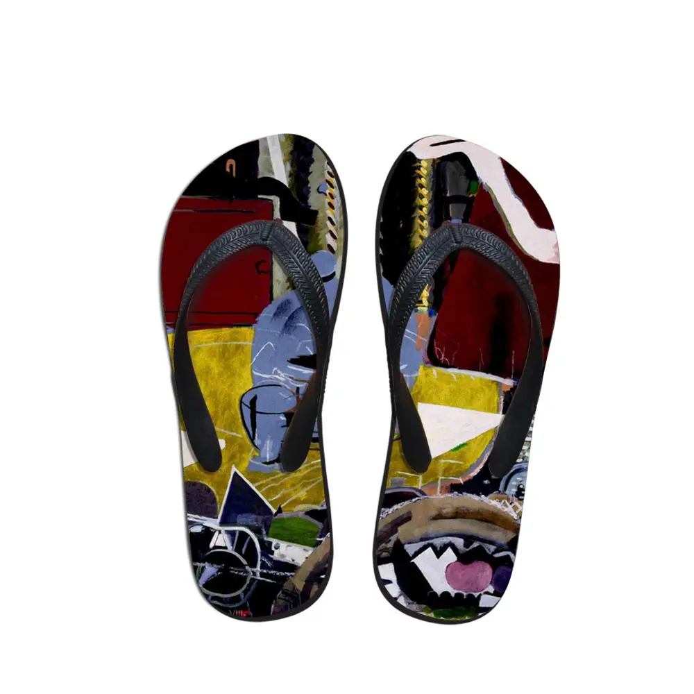 Мужские вьетнамки для улицы пляжные Нескользящие сандалии Повседневная