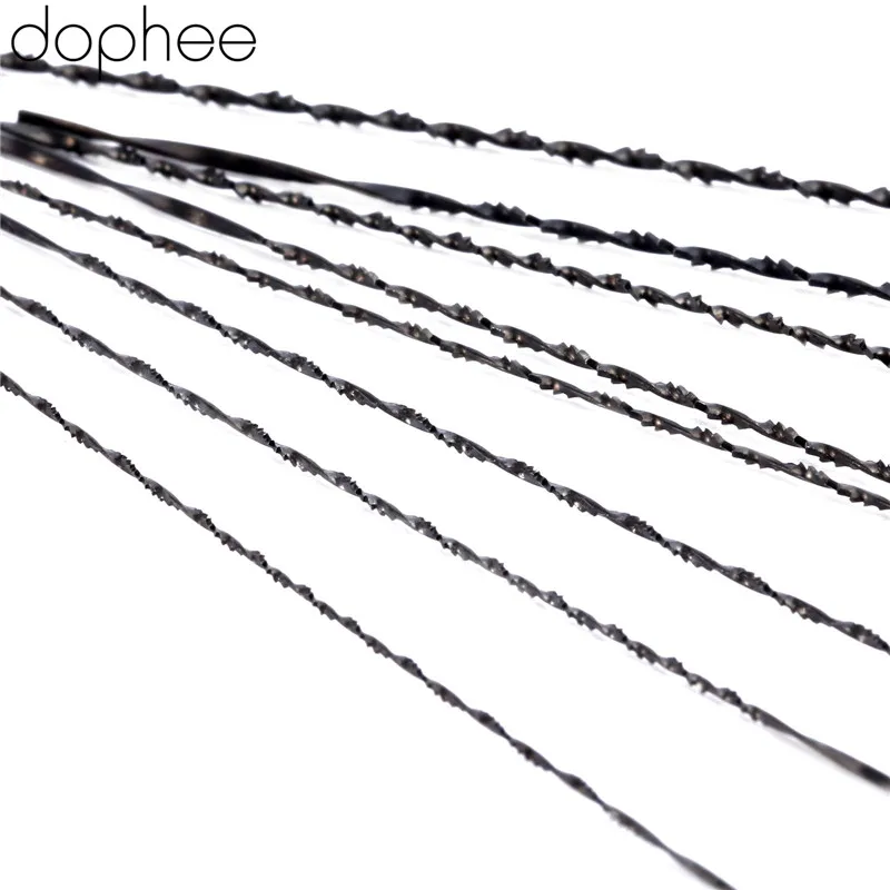Dophee 130 мм полотна прокрутки пилы из углеродистой стали Лобзики спиральные