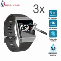 hero iand 3pclot screen protector guard film anti scratch waterproof clarity explosion proof films for fitbit ionic smart watch