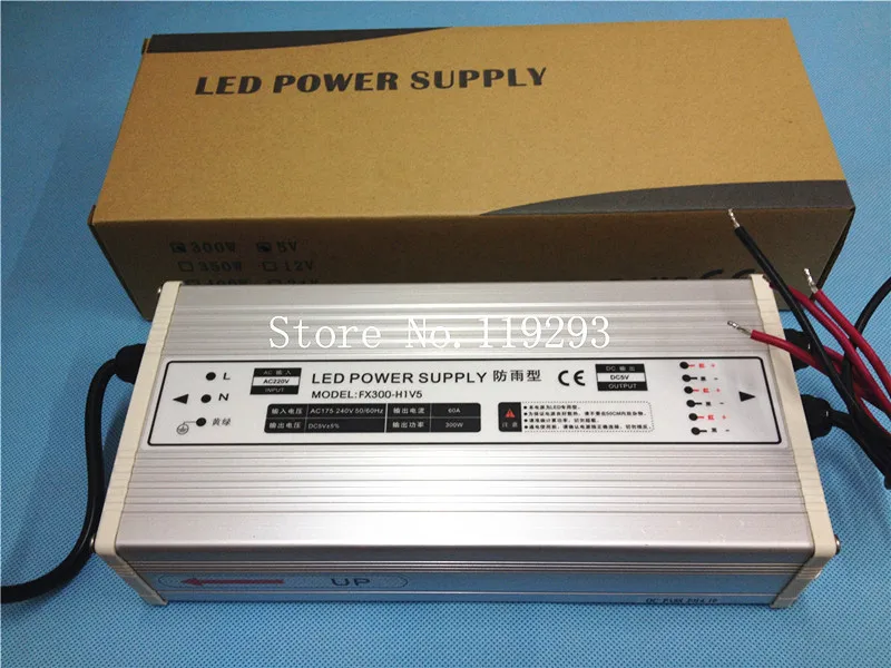 [ZOB] новый источник питания с алюминиевыми профилями 5V 60A 300W светодиодный