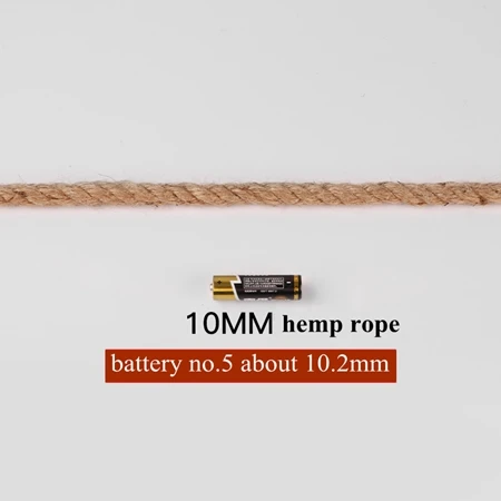 10mm 20m Натуральный джут, не окрашенный, сделай сам, пеньковая веревка, висячая бирка, упаковка для бутылок, шнуры, нить, декоративная веревка, 2 мм, 8 мм, 10 мм-14 мм - Color: 10mm 20m